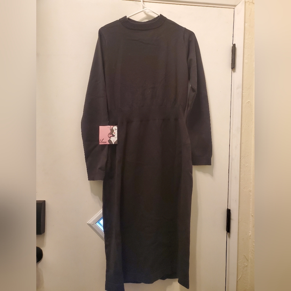 NWT Reversible Spiderweb Knit Wiggle Dress - Picture 4 of 6